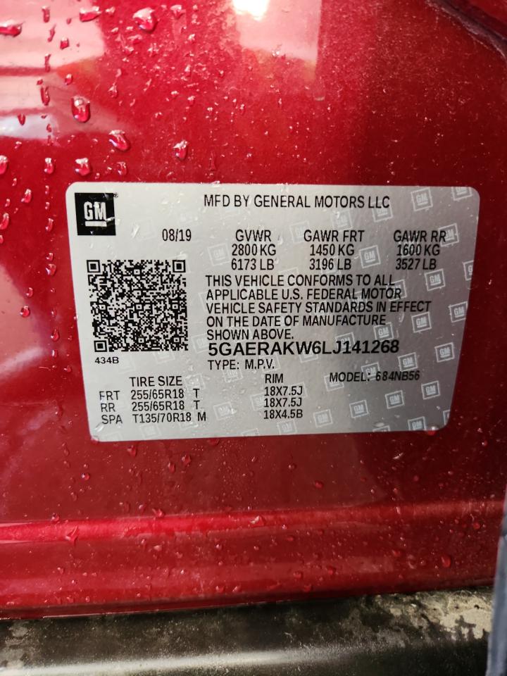 2020 Buick Enclave Preferred VIN: 5GAERAKW6LJ141268 Lot: 80336095