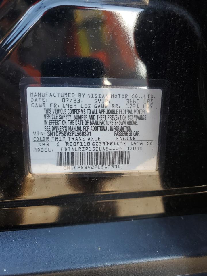 2023 Nissan Kicks S VIN: 3N1CP5BV2PL560391 Lot: 81479085