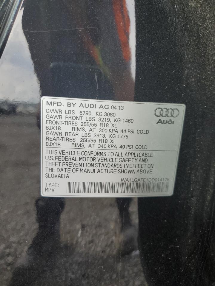 2013 Audi Q7 Premium Plus VIN: WA1LGAFE1DD014175 Lot: 82032385