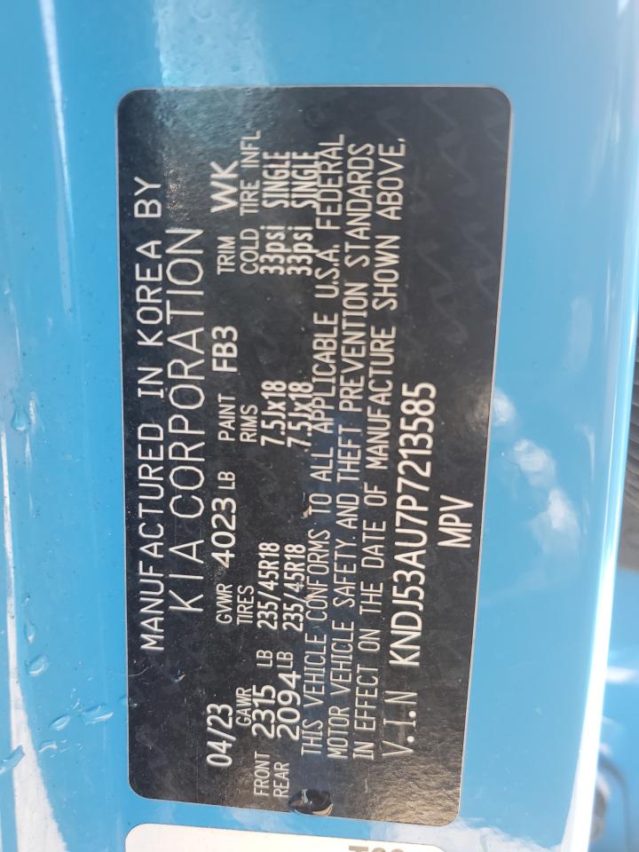 2023 Kia Soul Gt Line VIN: KNDJ53AU7P7213585 Lot: 71895165