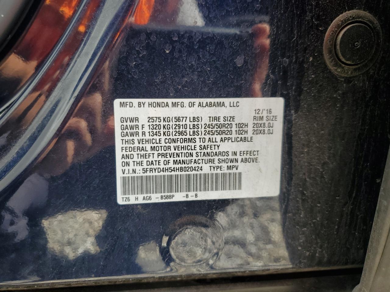 2017 Acura Mdx Technology VIN: 5FRYD4H54HB020424 Lot: 71838935