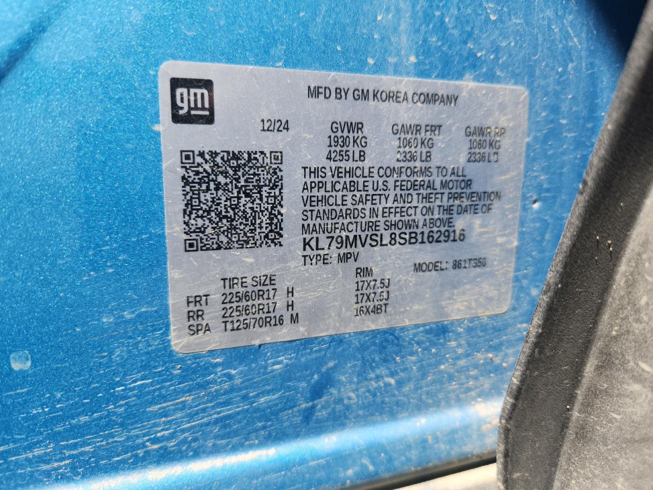 2025 Chevrolet Trailblazer Activ VIN: KL79MVSL8SB162916 Lot: 80361565