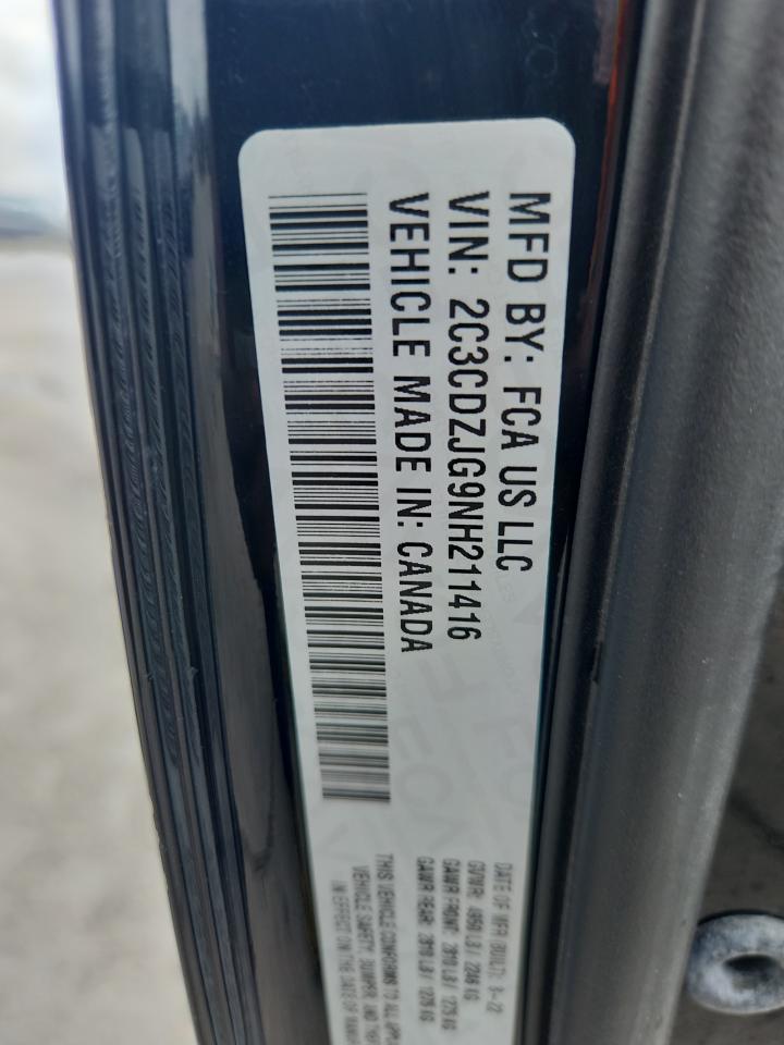 2022 Dodge Challenger Gt VIN: 2C3CDZJG9NH211416 Lot: 84218095