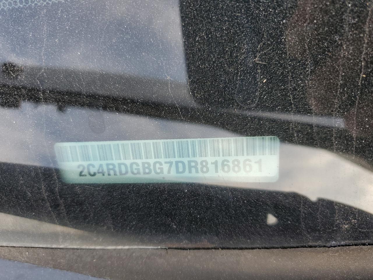 2013 Dodge Grand Caravan Se VIN: 2C4RDGBG7DR816861 Lot: 80734035