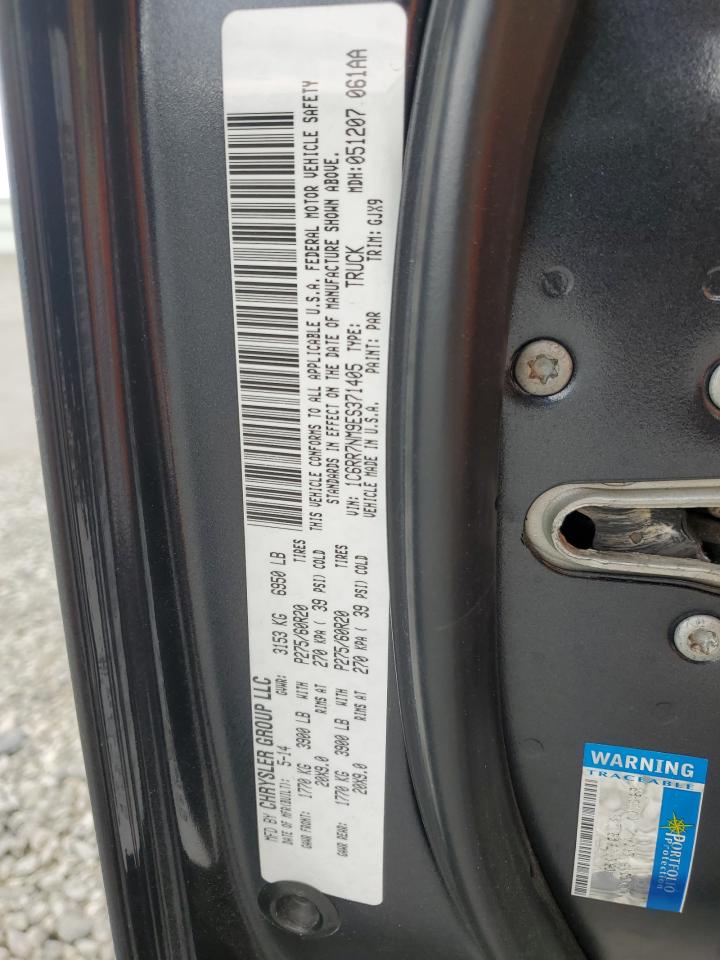 2014 Ram 1500 Laramie VIN: 1C6RR7NM9ES371405 Lot: 71539285