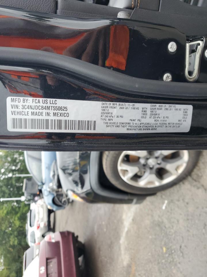 2021 Jeep Compass Limited VIN: 3C4NJDCB4MT550625 Lot: 81765995