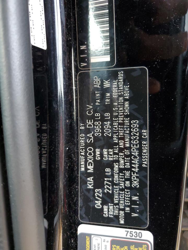 2023 Kia Forte Gt VIN: 3KPF44AC4PE632693 Lot: 81310215