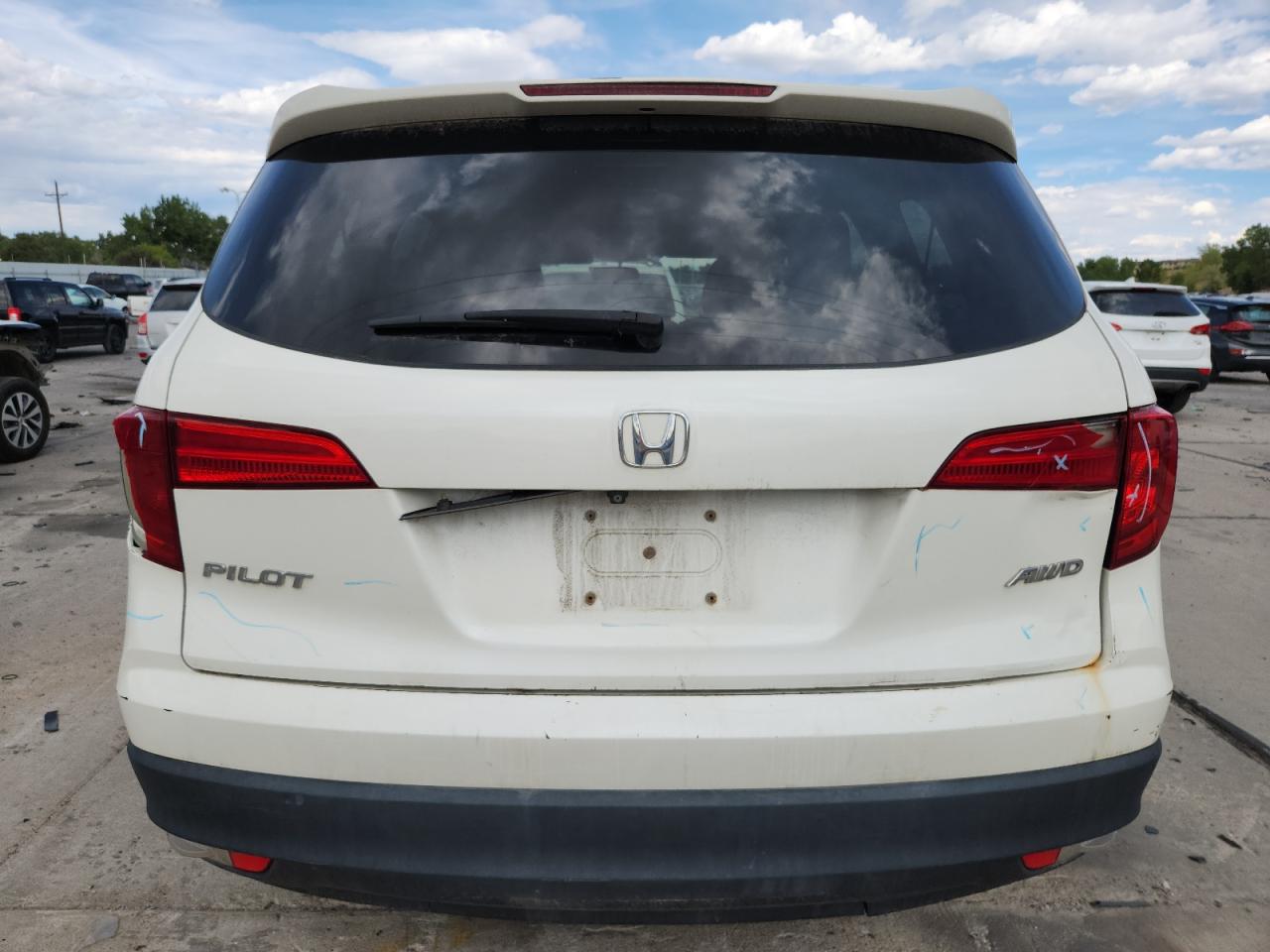 2017 Honda Pilot Ex VIN: 5FNYF6H3XHB096039 Lot: 72047405