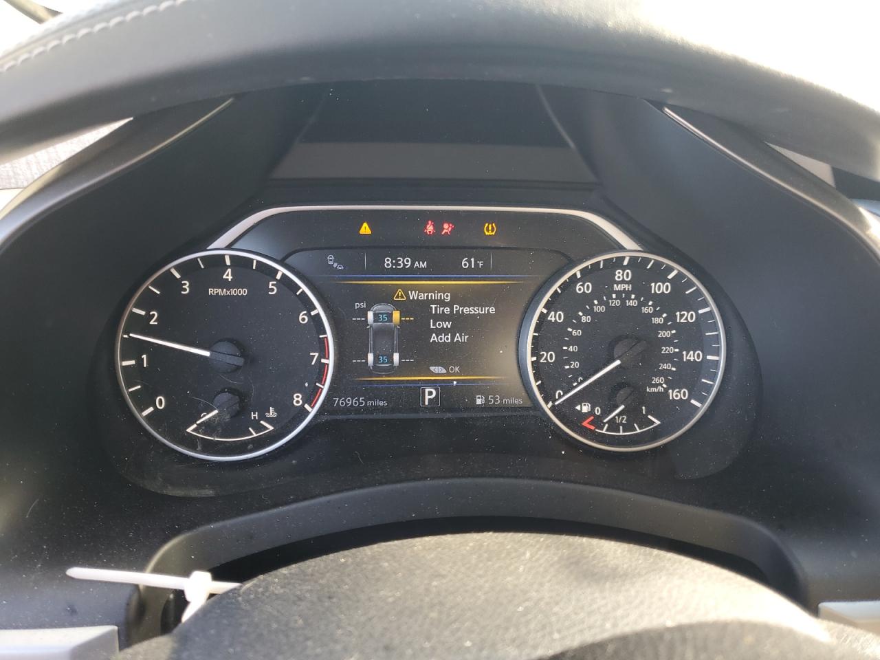 2019 Nissan Murano S VIN: 5N1AZ2MS9KN134735 Lot: 80027545