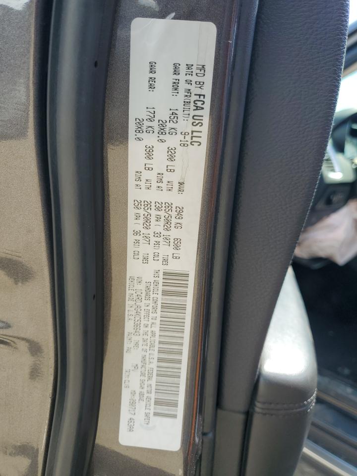 2019 Dodge Durango Sxt VIN: 1C4RDJAG4KC536643 Lot: 71095165