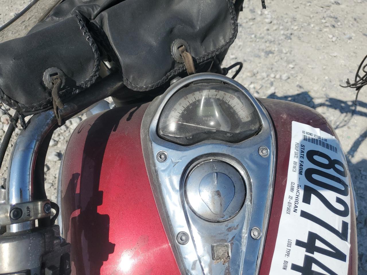 2003 Honda Vt1300 S VIN: 1HFSC52083A004988 Lot: 80274485