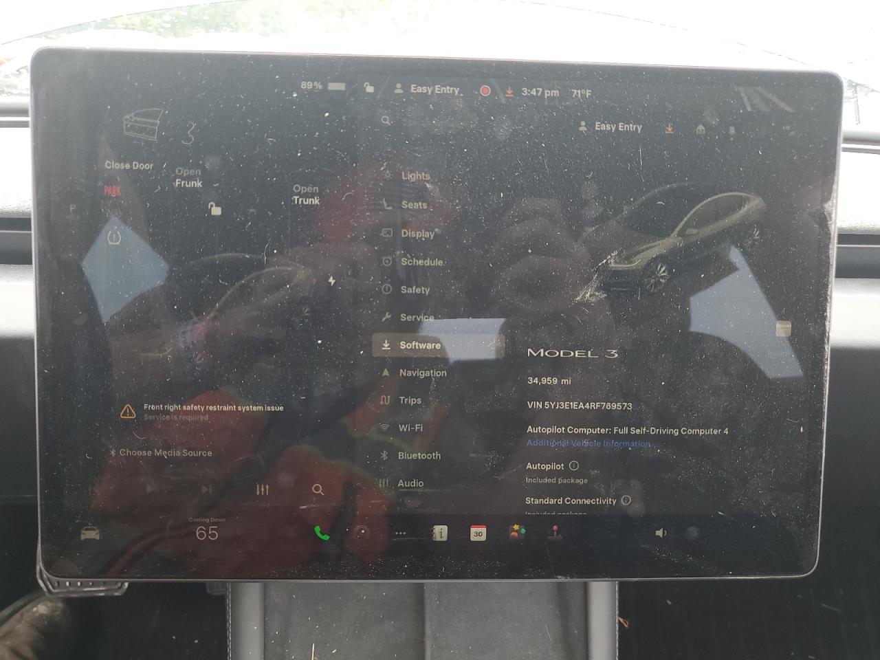 2024 Tesla Model 3 VIN: 5YJ3E1EA4RF769573 Lot: 81865805