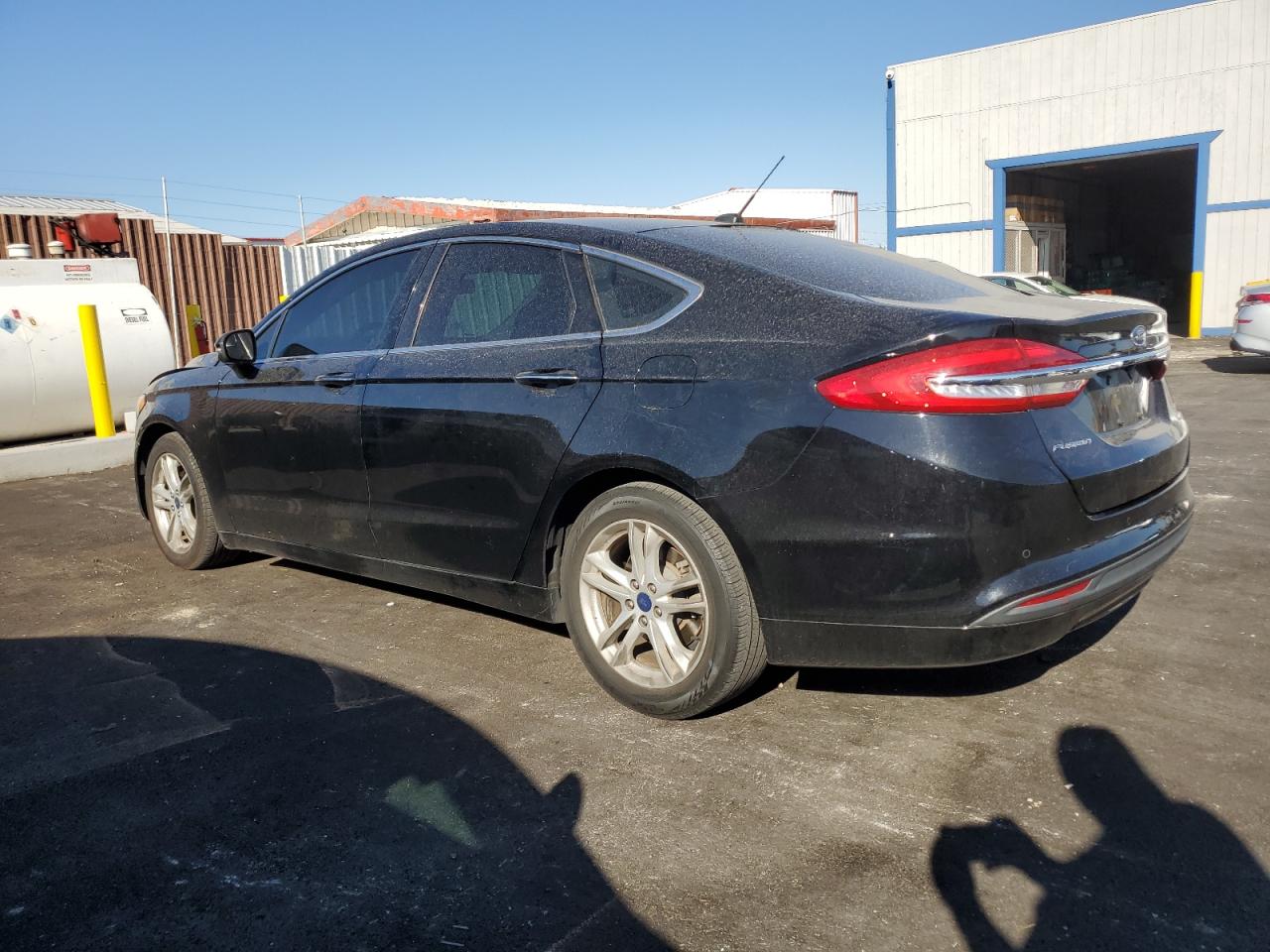 2018 Ford Fusion Se black null gas 3FA6P0HDXJR148922 photo #3