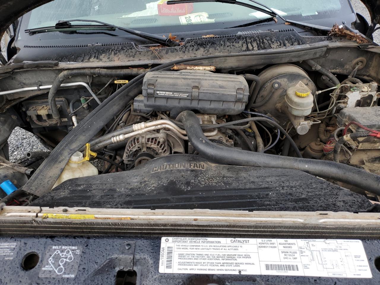 1999 Dodge Ram 1500 VIN: 3B7HF13Y3XM539096 Lot: 84547295