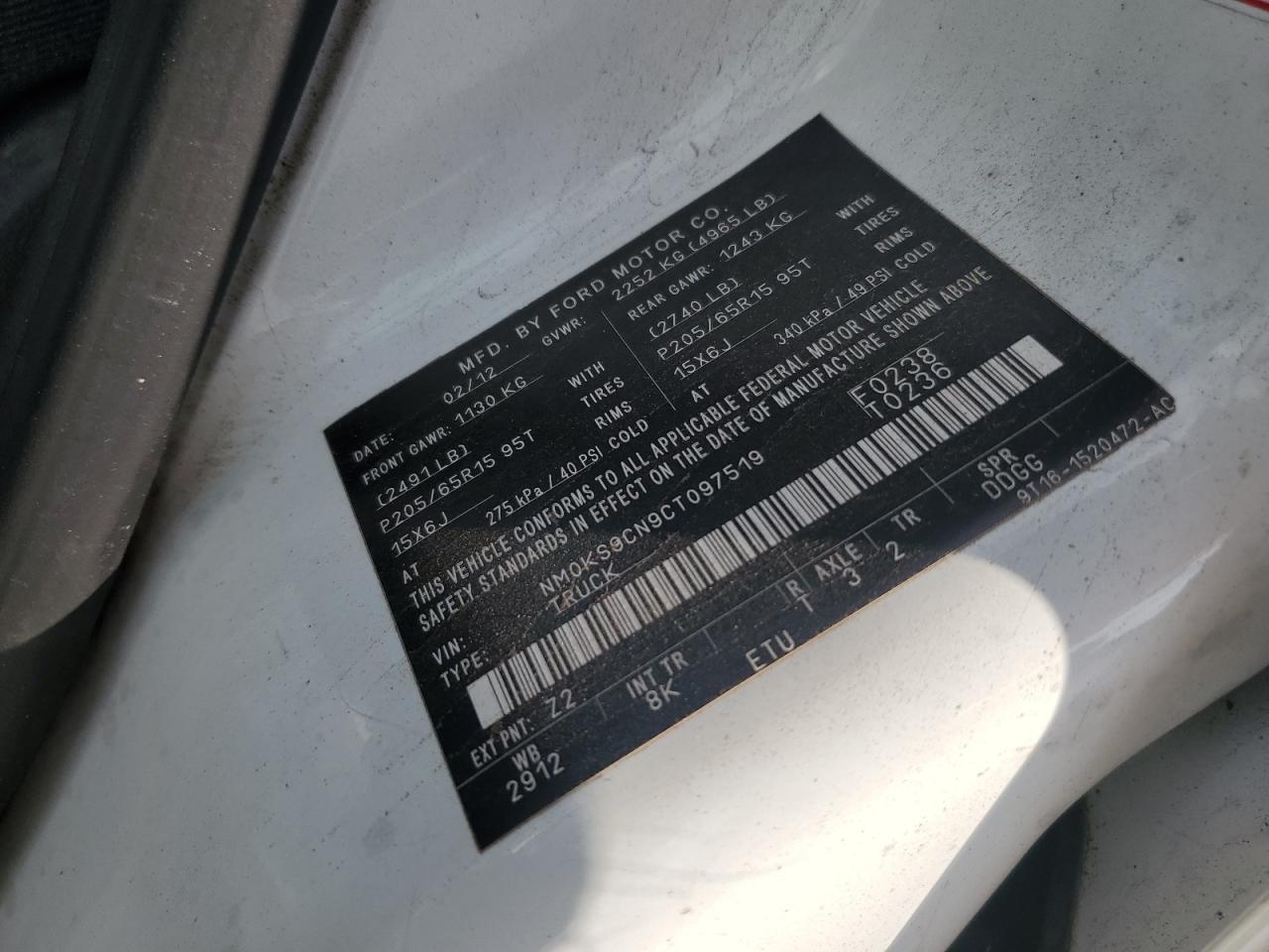 2012 Ford Transit Connect Xlt Premium VIN: NM0KS9CN9CT097519 Lot: 83784385