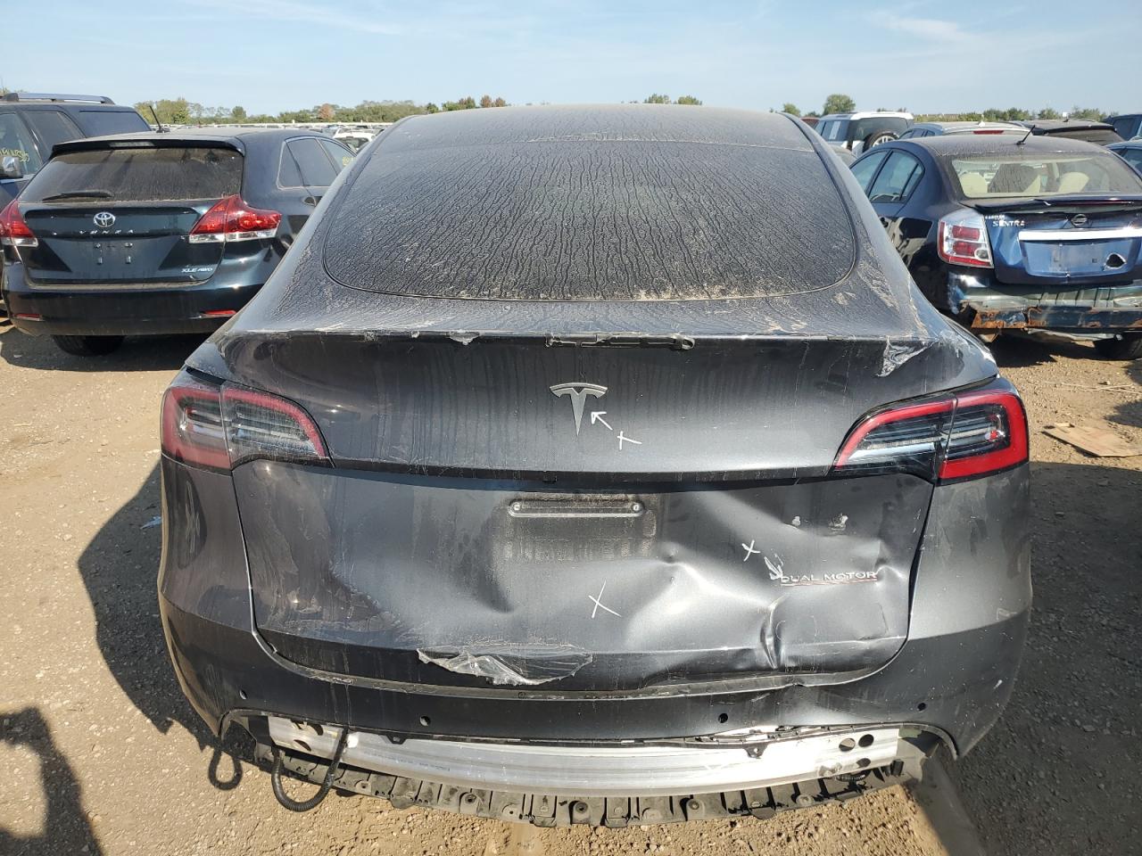 2022 Tesla Model Y VIN: 7SAYGDEF4NF444433 Lot: 71885595