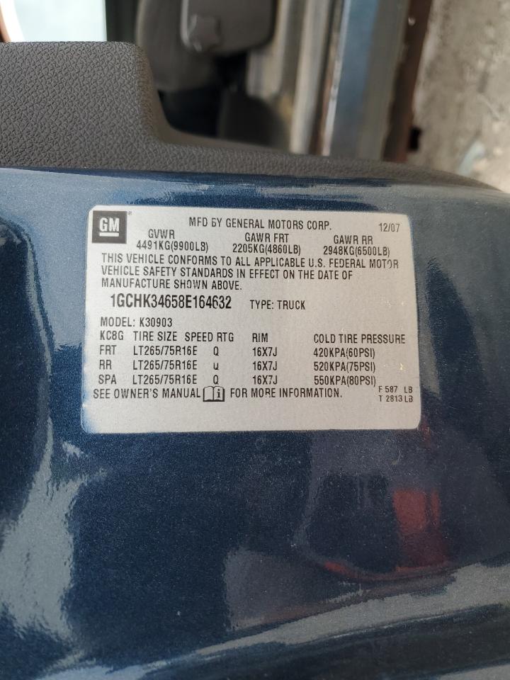 2008 Chevrolet Silverado K3500 VIN: 1GCHK34658E164632 Lot: 80361445