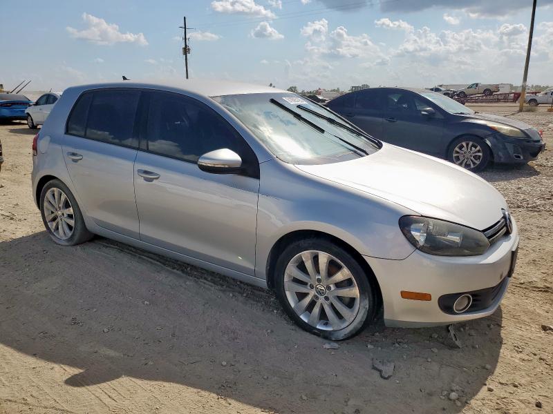 Hatchbacks VOLKSWAGEN GOLF 2014 Srebrny