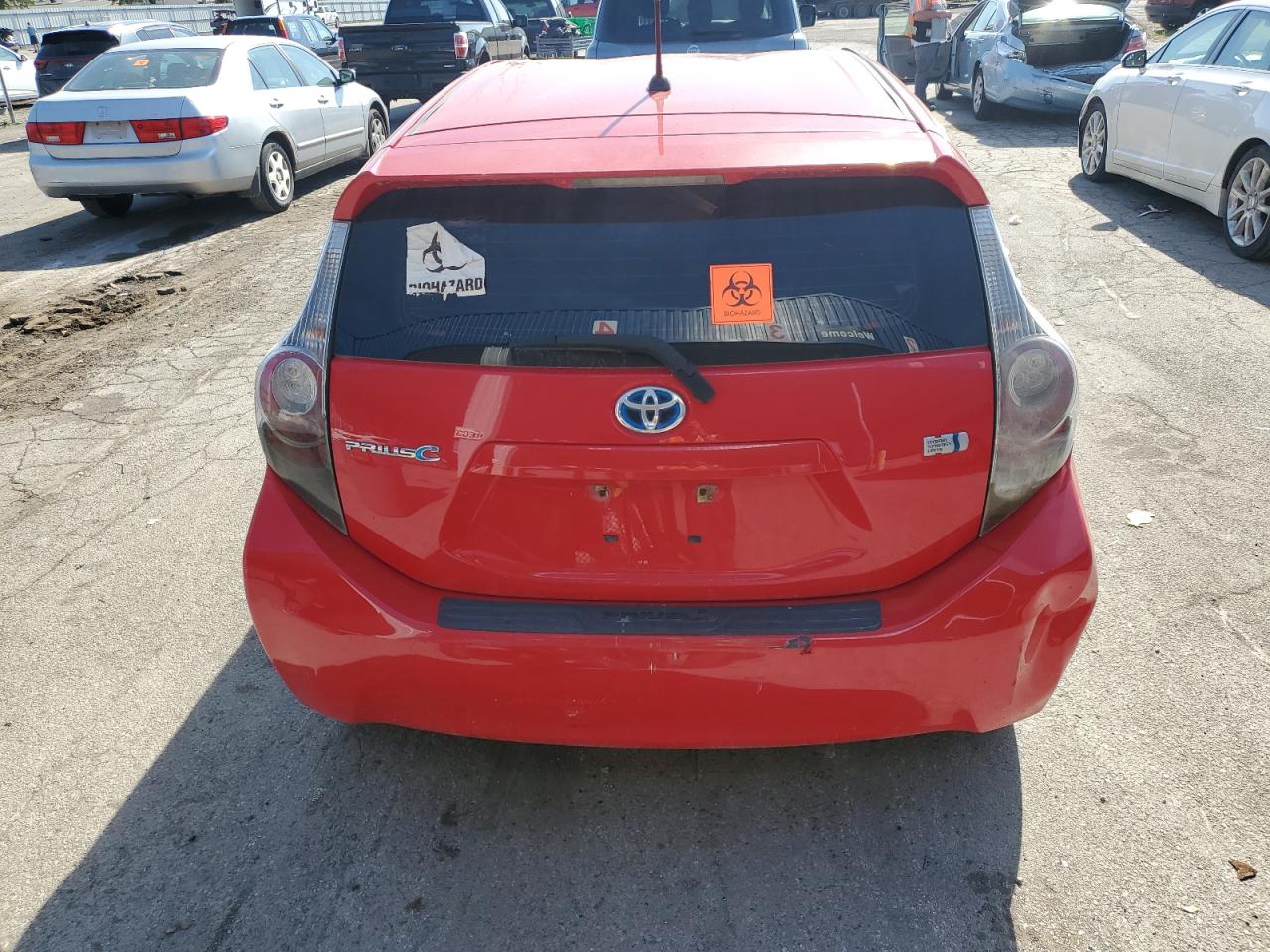 2013 Toyota Prius C VIN: JTDKDTB31D1542391 Lot: 71167525
