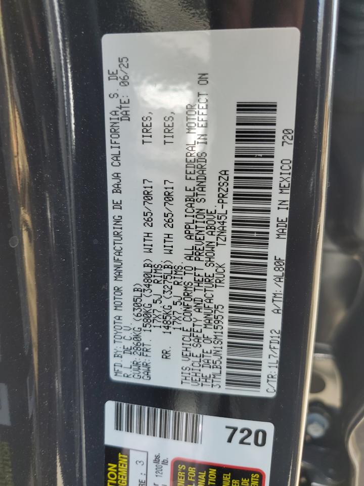 2025 Toyota Tacoma Double Cab VIN: 3TMLB5JN1SM159575 Lot: 80628225