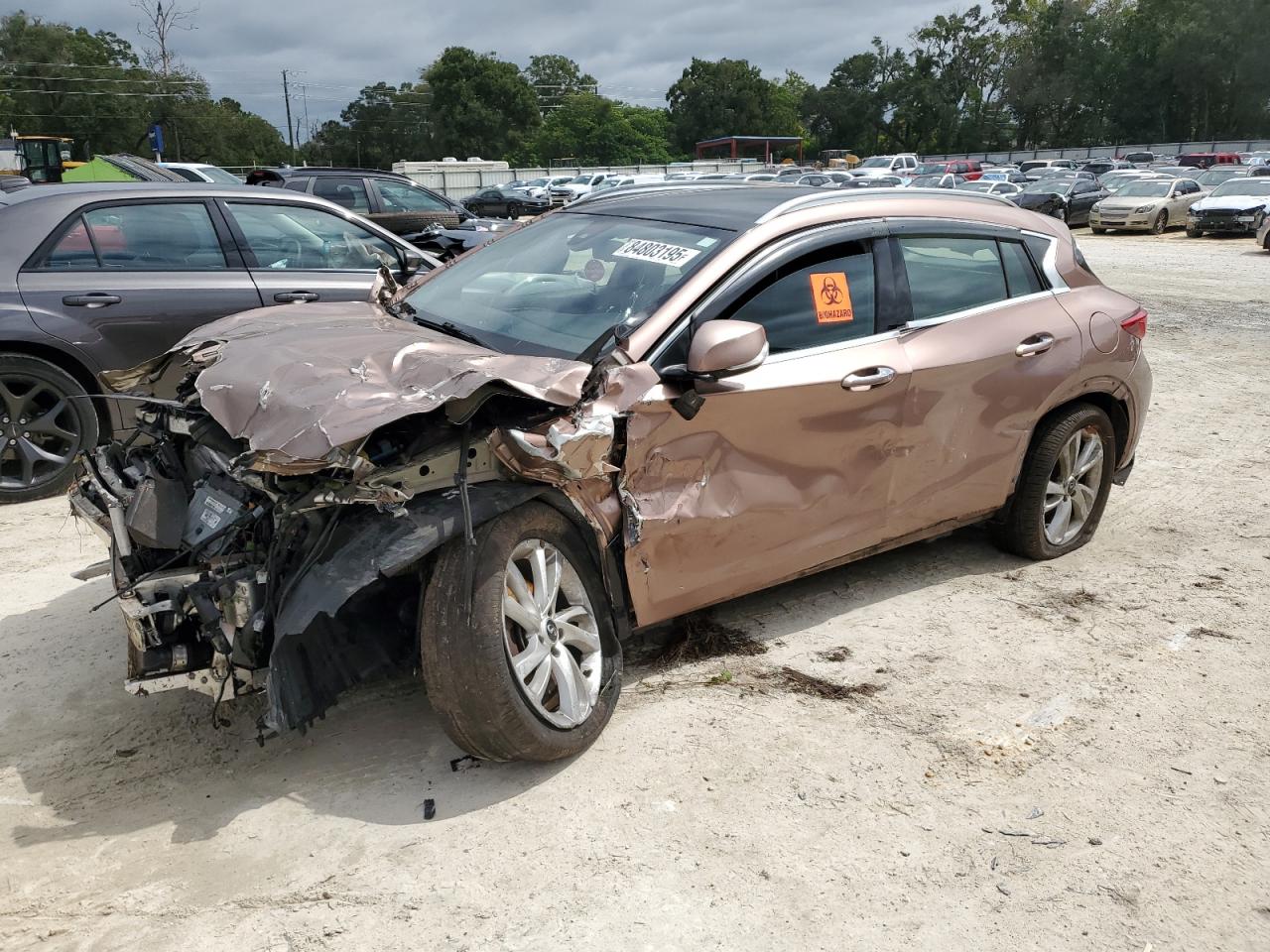 INFINITI QX30 2017. Lot# 84803195. VIN SJKCH5CP6HA015696. Photo 1