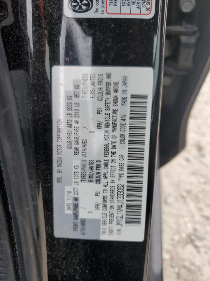 2018 Mazda 6 Touring VIN: JM1GL1VM4J1333062 Lot: 80132635