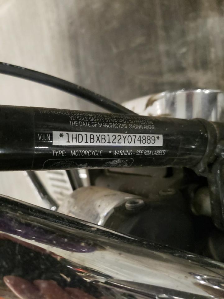 2002 Harley-Davidson Flstfi VIN: 1HD1BXB122Y074889 Lot: 71648665
