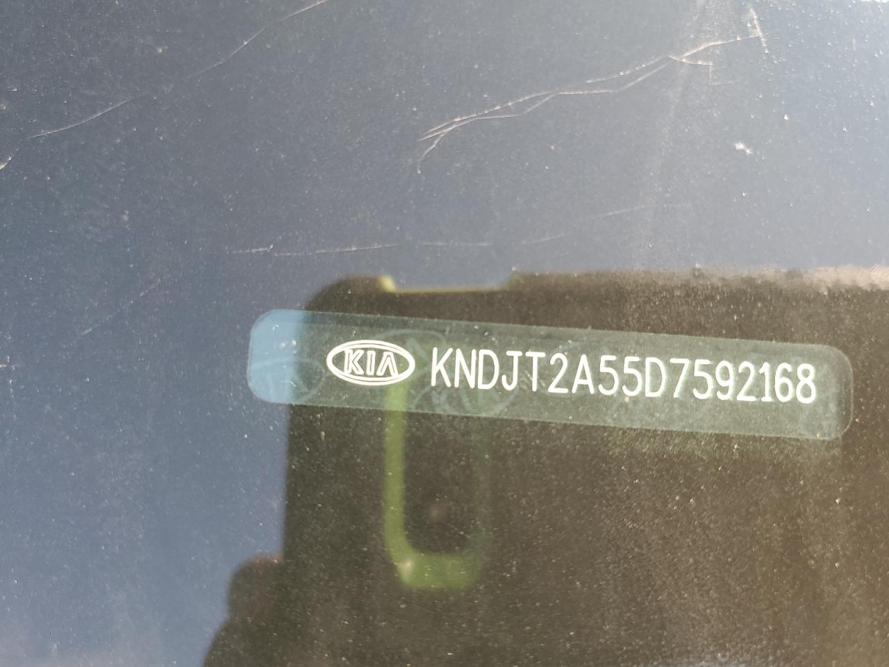 2013 Kia Soul VIN: KNDJT2A55D7592168 Lot: 80804925