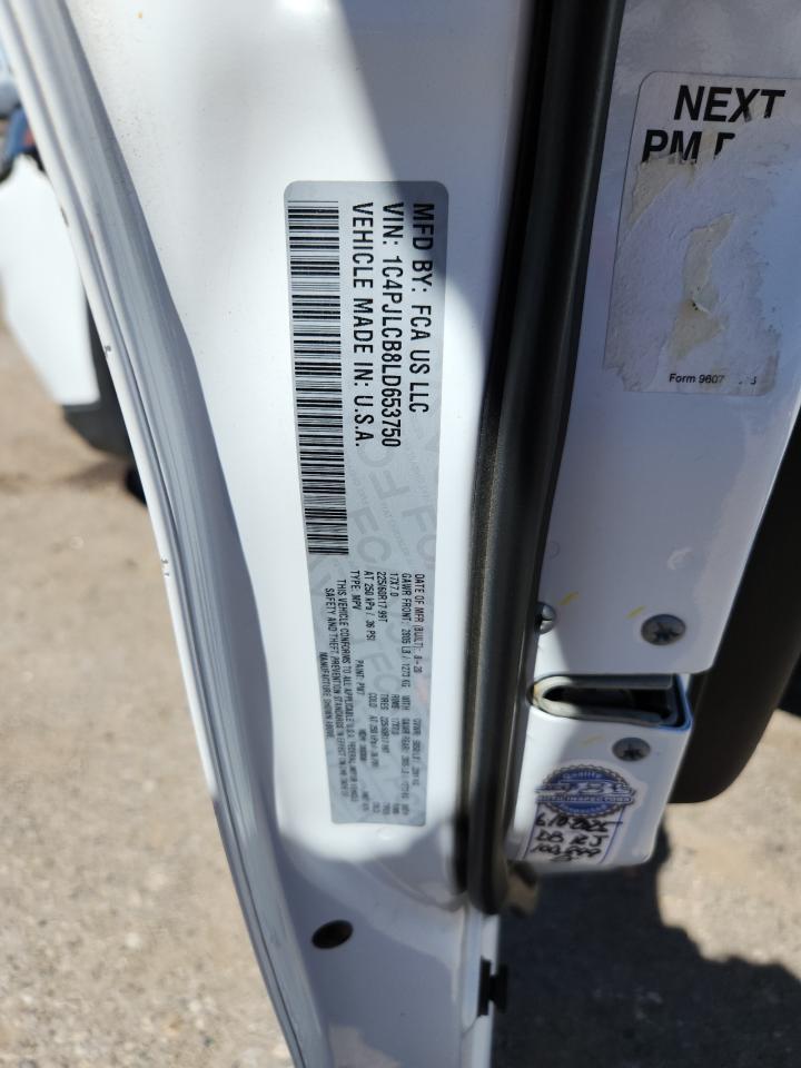 2020 Jeep Cherokee Latitude VIN: 1C4PJLCB8LD653750 Lot: 80846075