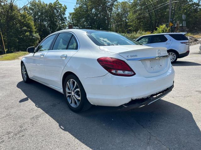 Sedans MERCEDES-BENZ C-CLASS 2016 Biały