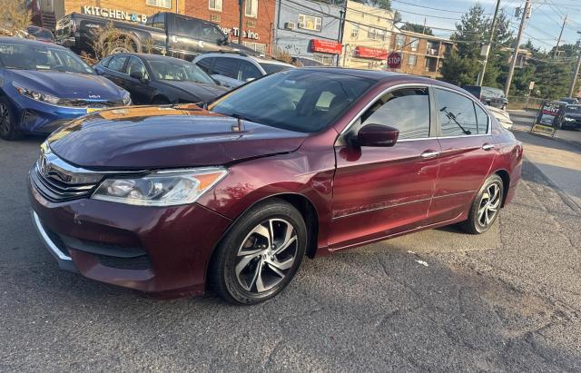 Седаны HONDA ACCORD 2016 Бургунди