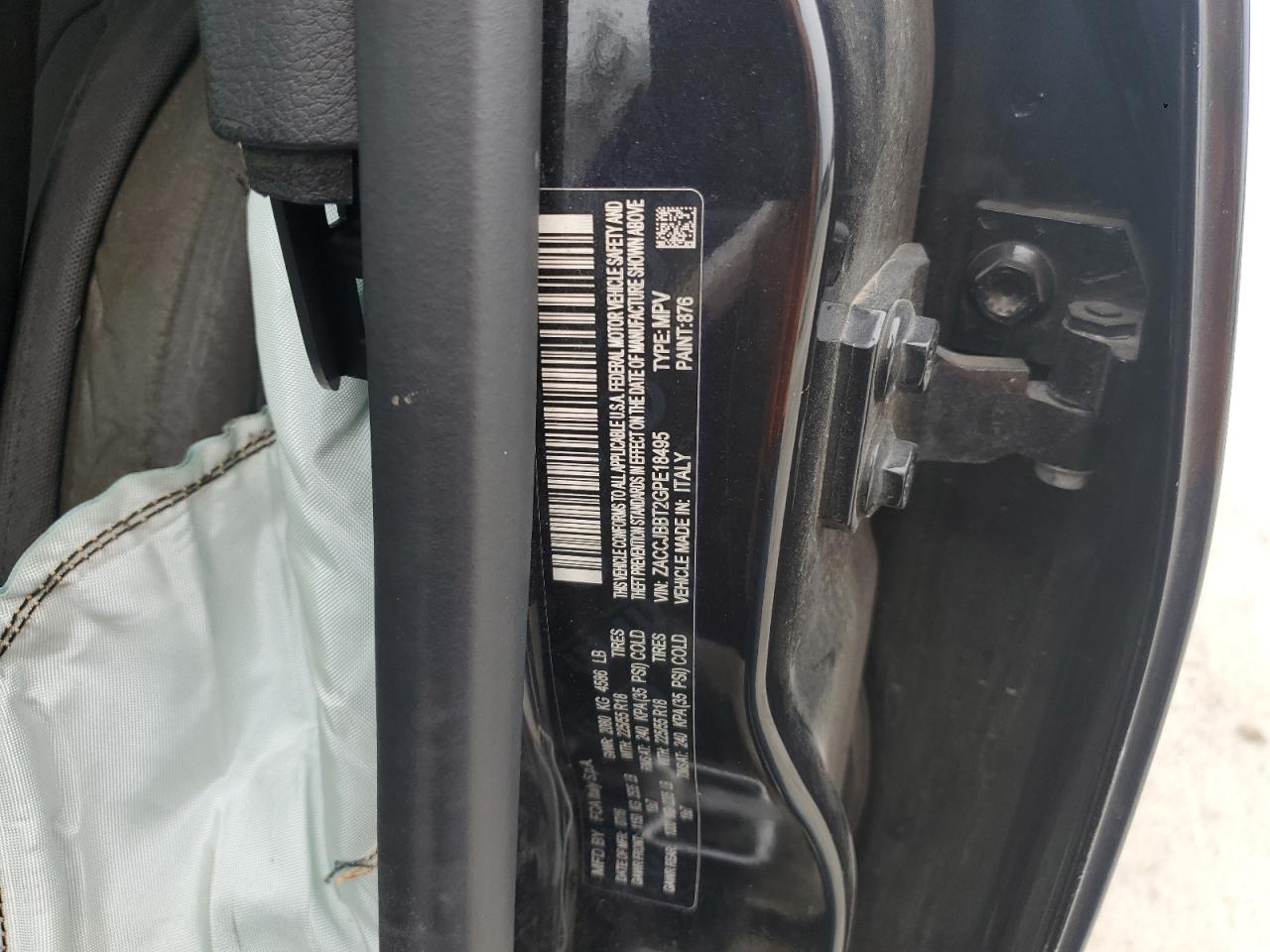 2016 Jeep Renegade Latitude VIN: ZACCJBBT2GPE18495 Lot: 71402945