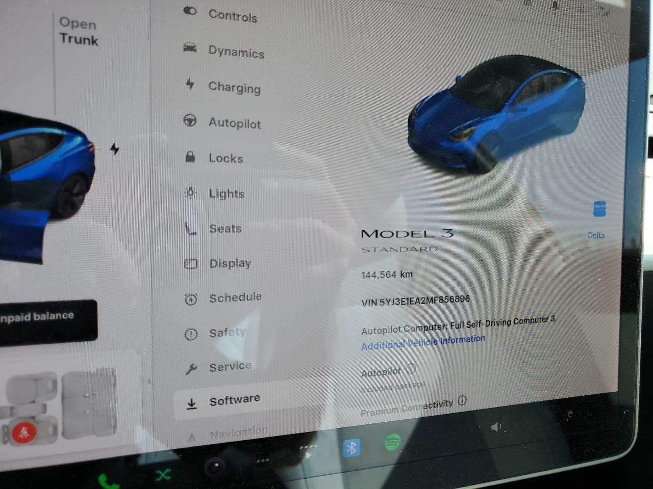 2021 Tesla Model 3 VIN: 5YJ3E1EA2MF856896 Lot: 84357575