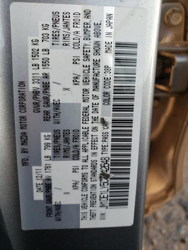 2012 Mazda Mazda2 VIN: JM1DE1LY5C0142648 Lot: 80501375