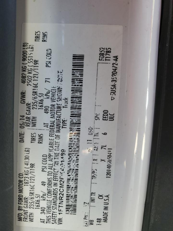 2015 Ford Transit T-250 VIN: 1FTNR2CM2FKA01489 Lot: 80880925