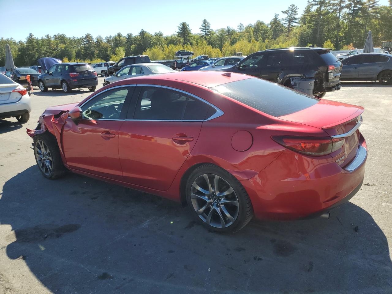 2016 Mazda 6 Grand Touring red sedan gas JM1GJ1W59G1474666 photo #3
