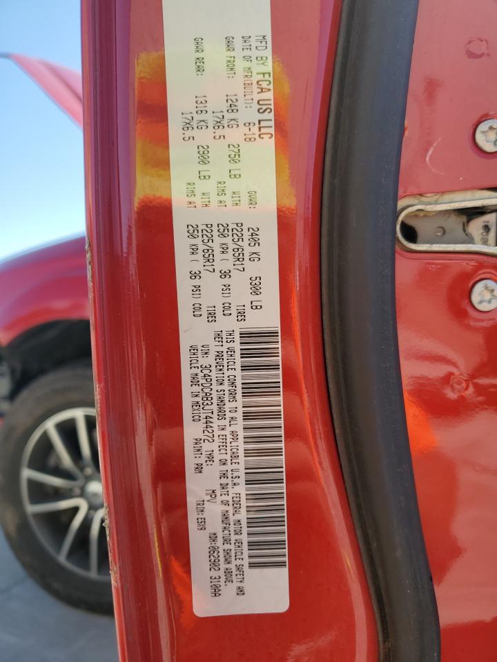 2018 Dodge Journey Se VIN: 3C4PDCAB3JT444272 Lot: 70497295