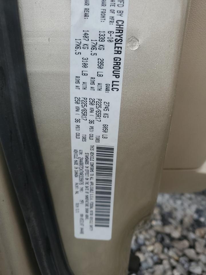 2010 Chrysler Town & Country Limited VIN: 2A4RR7DX7AR339076 Lot: 70003235