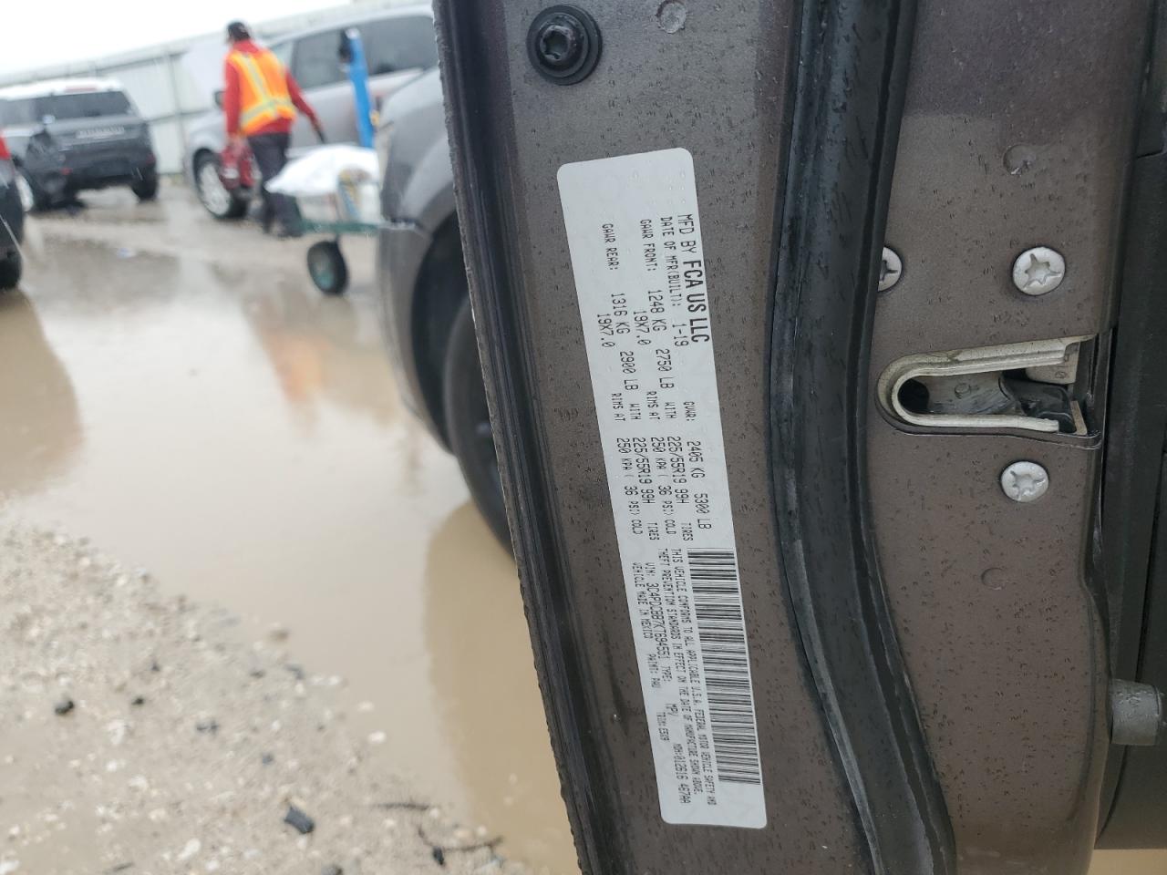 2019 Dodge Journey Se VIN: 3C4PDCBB7KT694551 Lot: 83813305