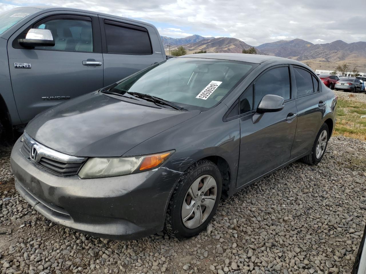 2012 Honda Civic Lx VIN: 19XFB2F5XCE345325 Lot: 84590505