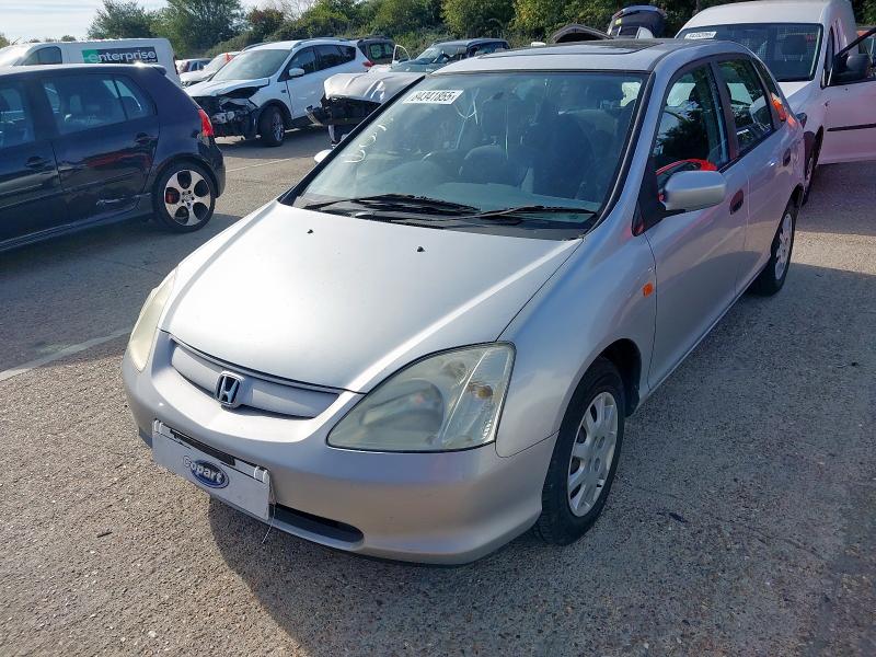 2001 HONDA CIVIC 1.4I SE 5DR for sale at Copart SANDWICH