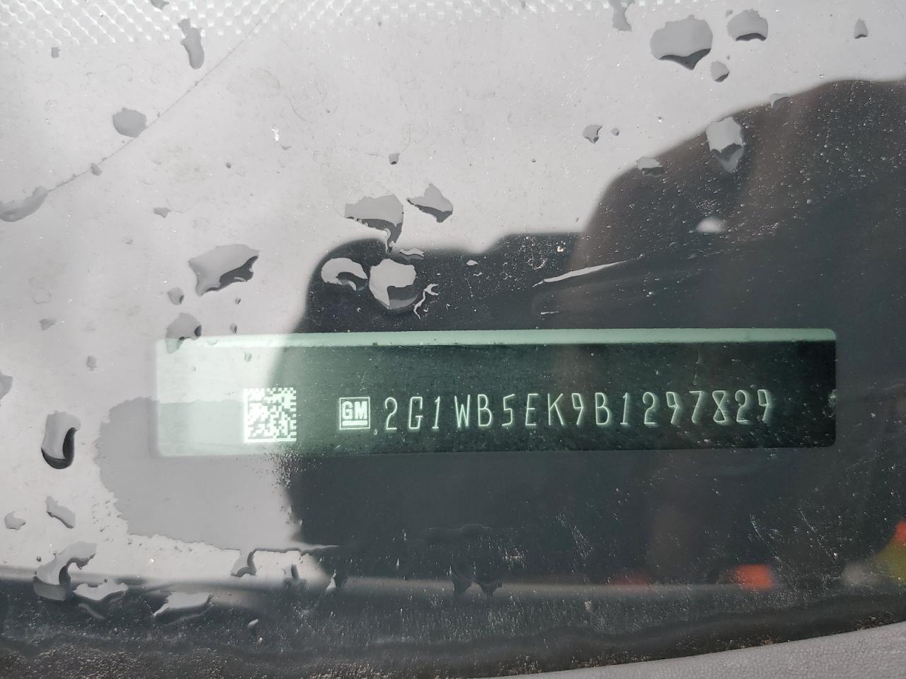 2011 Chevrolet Impala Lt VIN: 2G1WB5EK9B1297829 Lot: 84752735