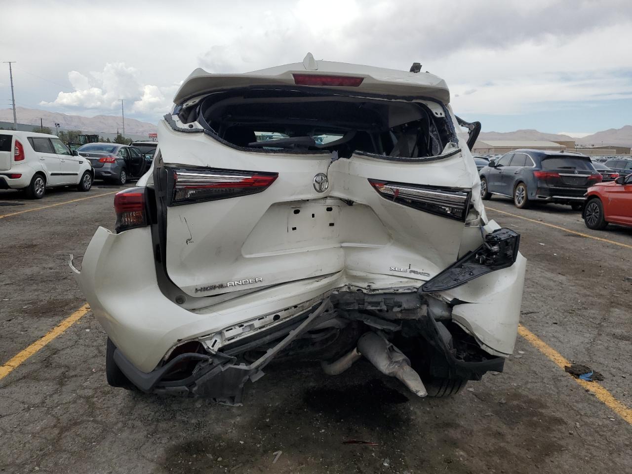 2021 Toyota Highlander Xle VIN: 5TDHZRBH7MS536124 Lot: 71548275