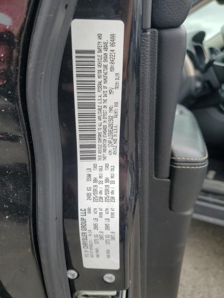 2014 Jeep Cherokee Limited VIN: 1C4PJLDS0EW261562 Lot: 80675185