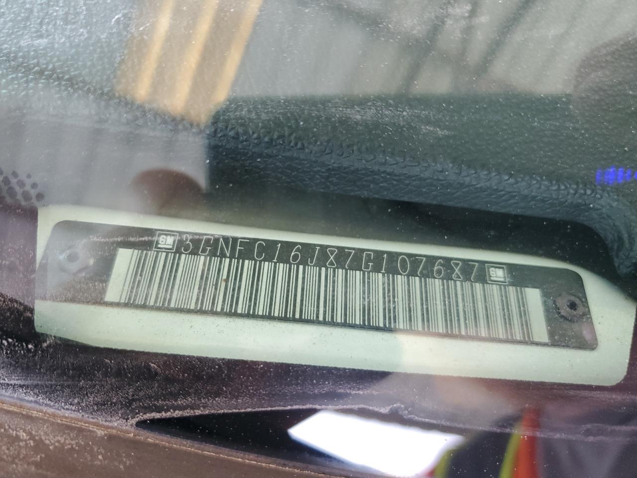 2007 Chevrolet Suburban C1500 VIN: 3GNFC16J87G107687 Lot: 81596915