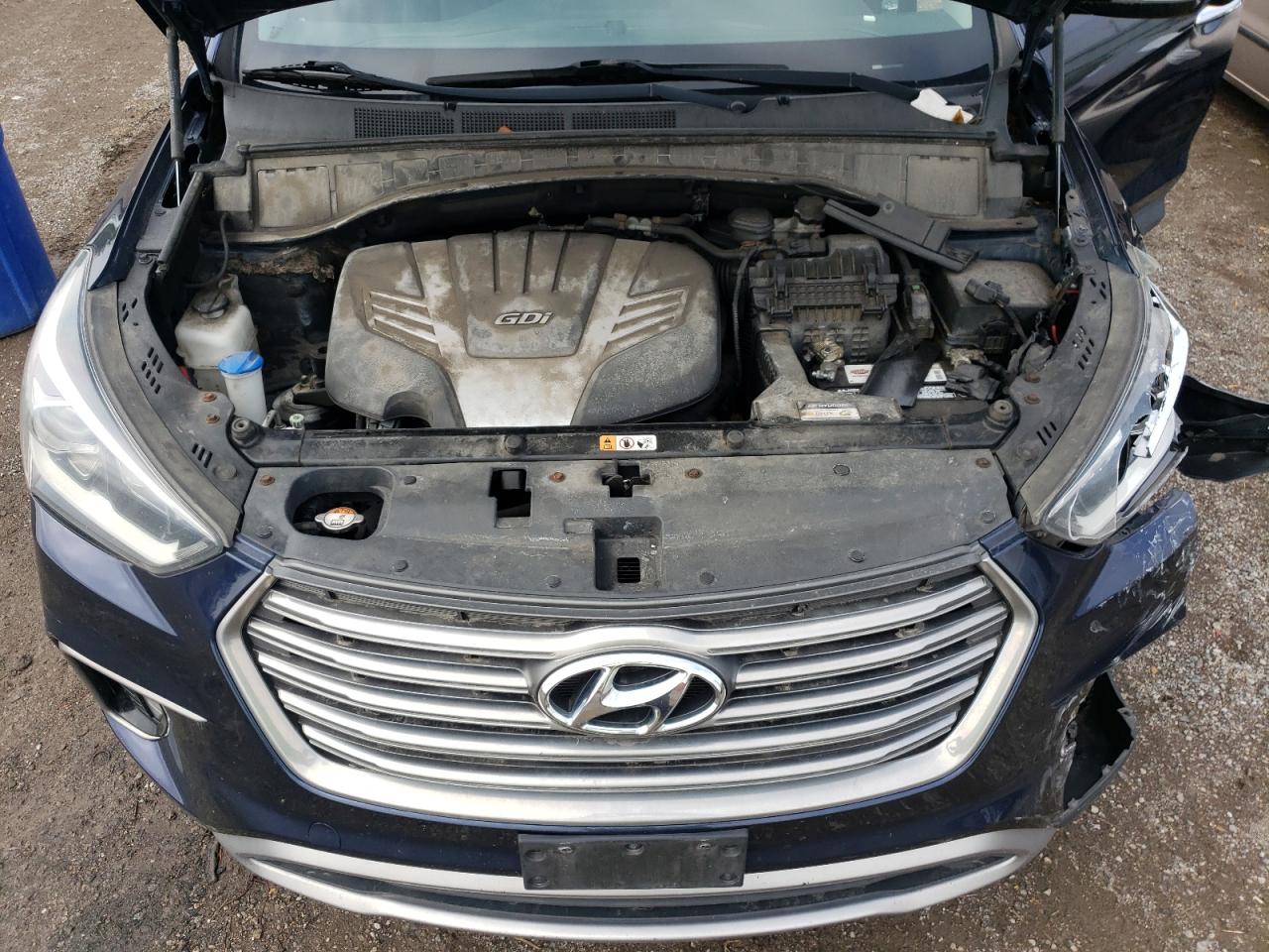 2017 Hyundai Santa Fe Se VIN: KM8SNDHF6HU179025 Lot: 71843665