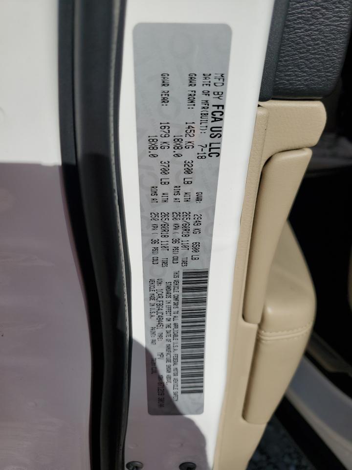 2018 Jeep Grand Cherokee Limited VIN: 1C4RJFBG4JC484451 Lot: 70619715