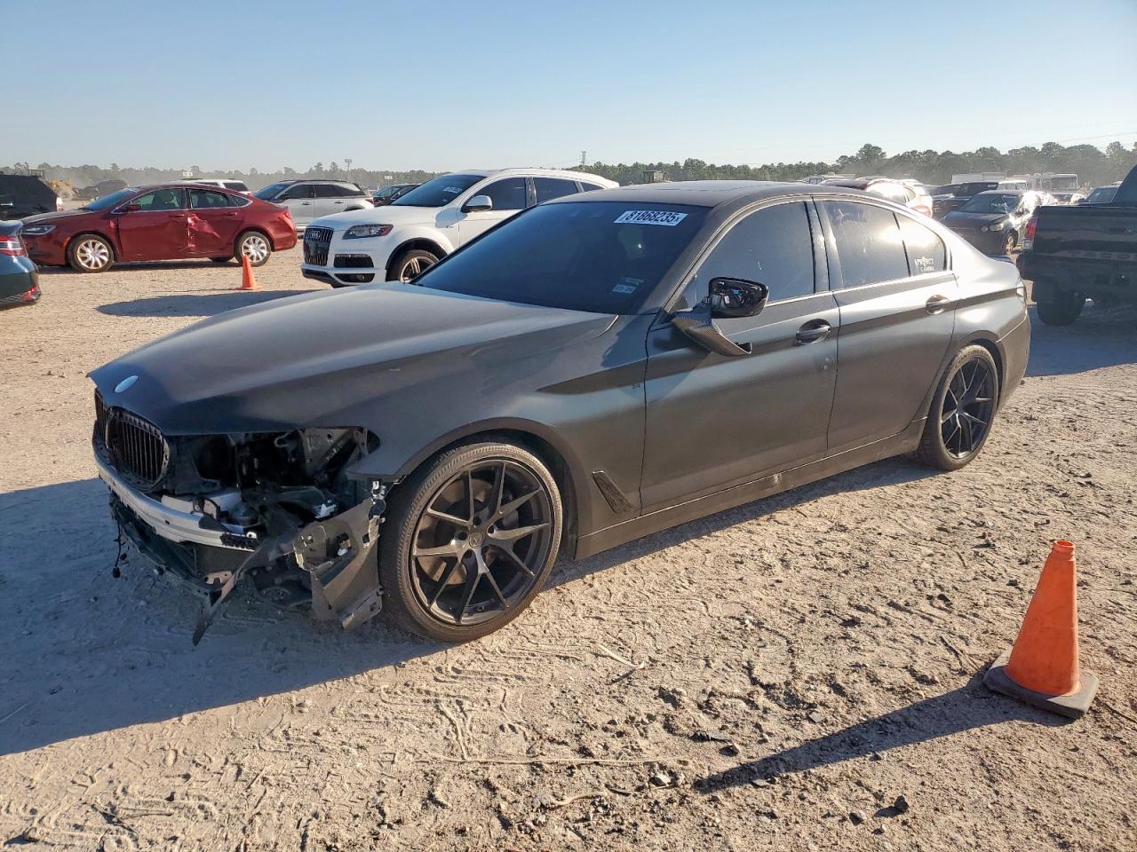 2020 BMW 530 I black null gas WBAJR3C06LWW76409 photo #1