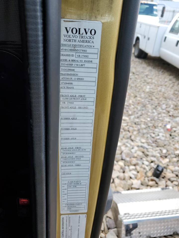 2021 Volvo Vnl Semi Truck VIN: 4V4NC9EH6MN279502 Lot: 81255555