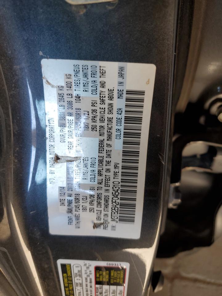 2015 Mazda Cx-9 Sport VIN: JM3TB2BA2F0454310 Lot: 72017055